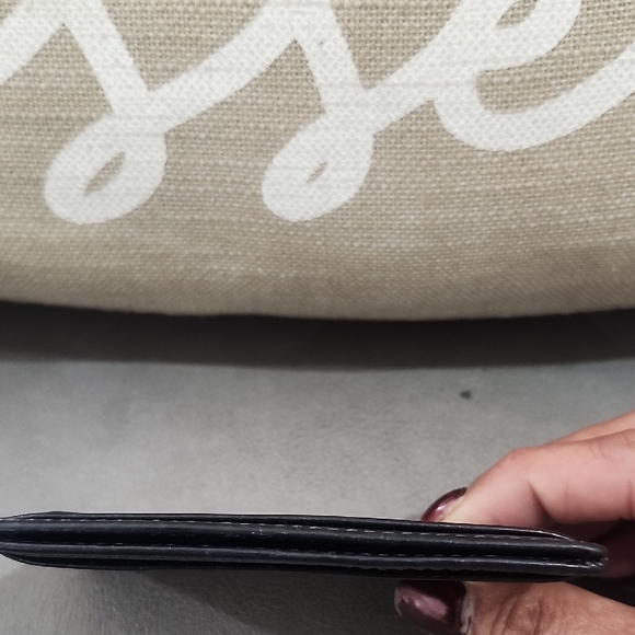 Coach Midnight Leather Card Holder - Picture 3 of 9